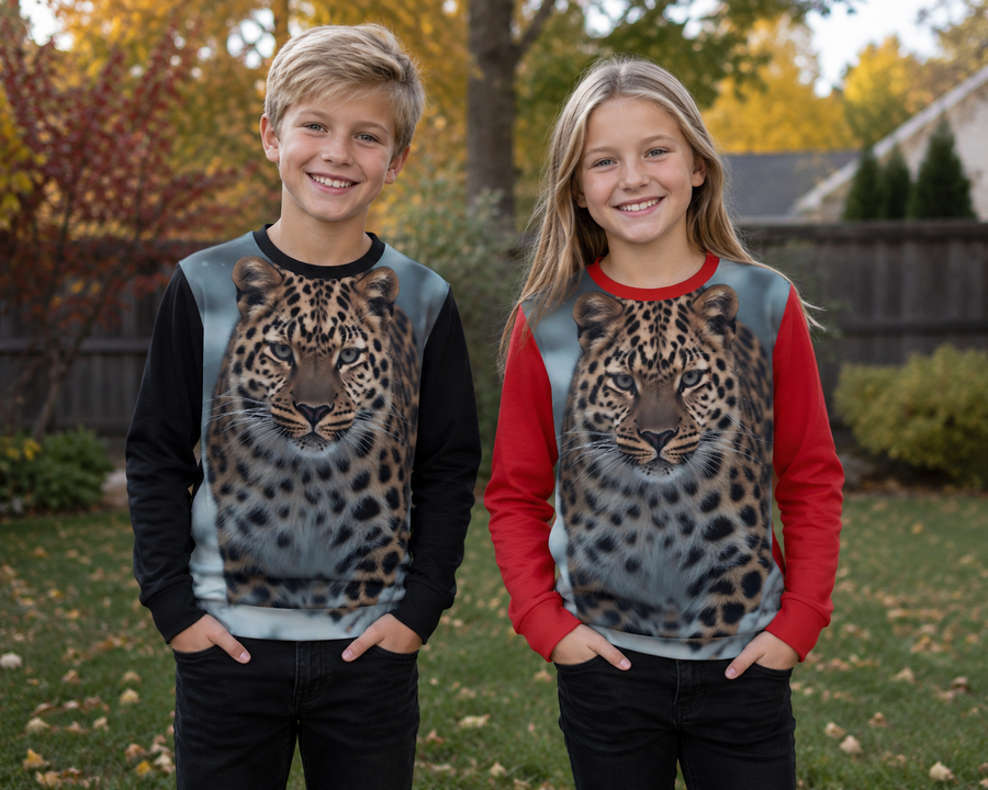 Children's Amur Leopard Sweatshirt