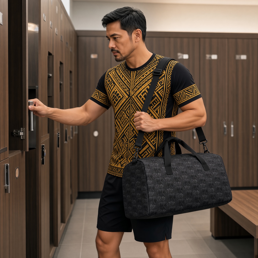 Minimalist Jaguar Style Duffel Gym Bag